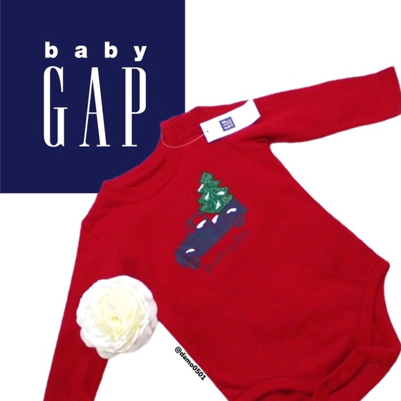NWT Baby Gap Unisex Red “Bundle of Love” ❤️ Onesie - Picture 1 of 6